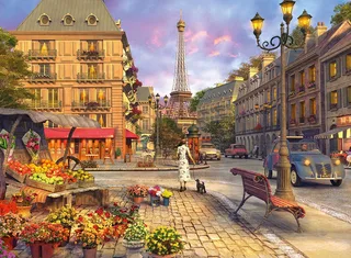 puzzel Wandeling door Parijs - Legpuzzel - 500 stukjes de Ravensburger, édition Multicolore – boîte 2 sur 2