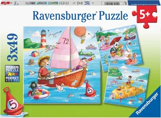 puzzel Watervoertuigen - Legpuzzel - 3x49 stukjes from Ravensburger, Multicolour edition – box 1 of 4
