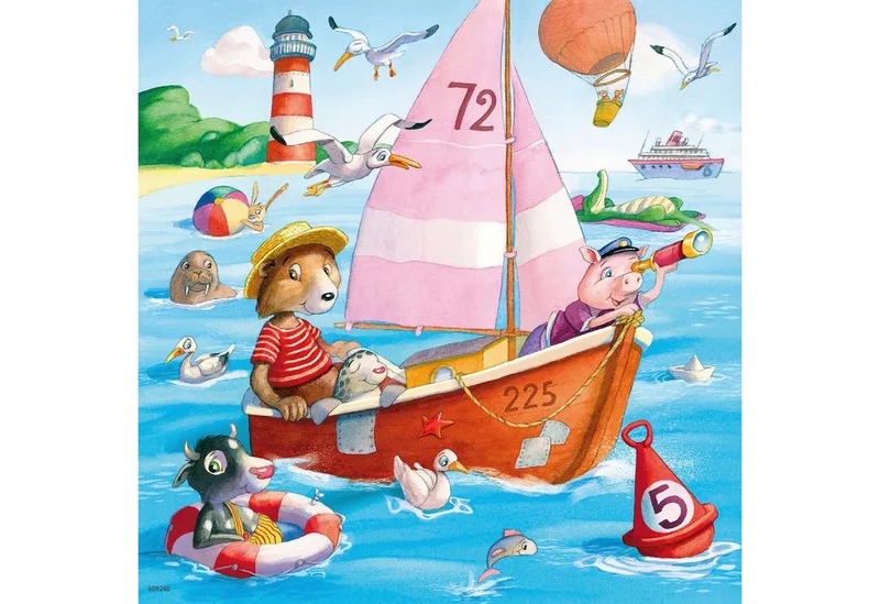 puzzel Watervoertuigen - Legpuzzel - 3x49 stukjes from Ravensburger, Multicolour edition – box 2 of 4