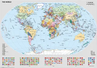 puzzel Wereldkaart - legpuzzel 1000 stukjes educatief. van Ravensburger, editie Meerkleurig – doos 2 van 2