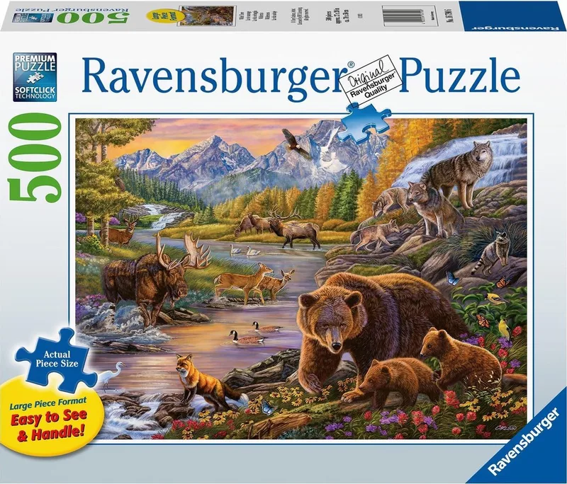 puzzel Wildernis - Legpuzzel - 500 stukjes from Ravensburger, Multicolour edition – box
