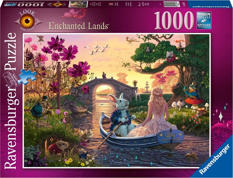 puzzel Wonderland - Legpuzzel - 1000 stukjes van Ravensburger, editie Meerkleurig – doos