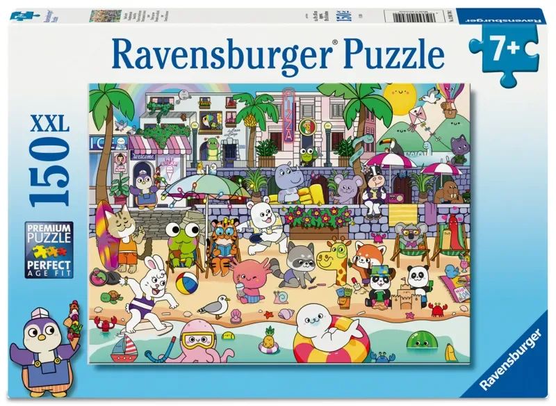 puzzel - XXL stukken - Kinderen - Waterkant plezier - Kinderpuzzel 150 XXL Stukjes - Vanaf 7 Jaar from Ravensburger, Multicolour edition – box 2 of 2