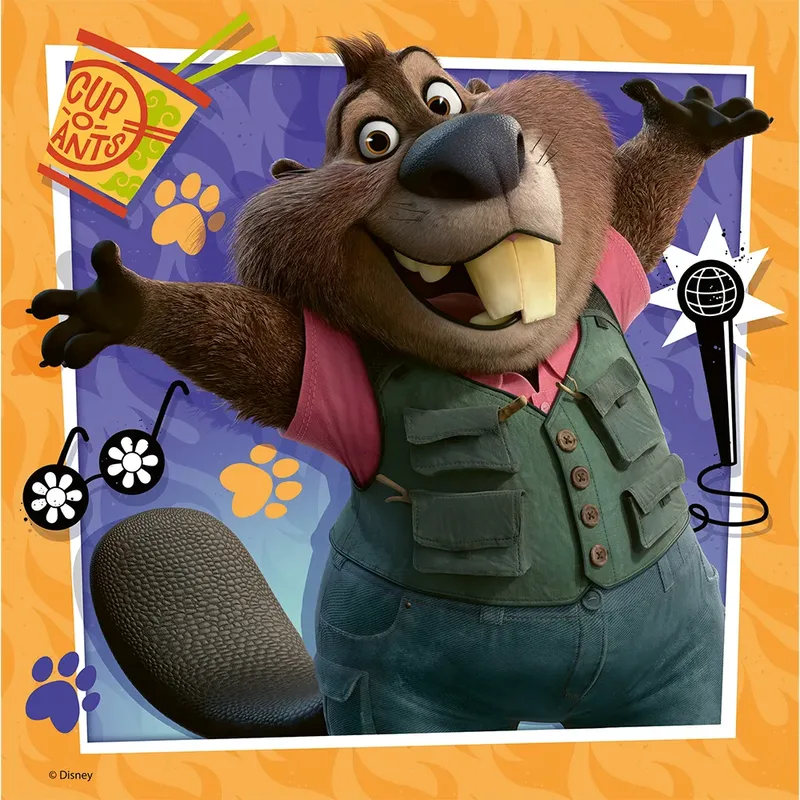 puzzel Zootopia - kinderpuzzel 3x49 stukjes karton. from Ravensburger, Multicolour edition – box 3 of 5