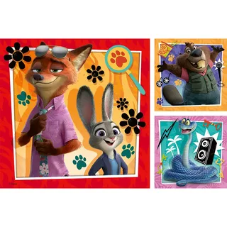 puzzel Zootopia - kinderpuzzel 3x49 stukjes karton. from Ravensburger, Multicolour edition – box 2 of 5