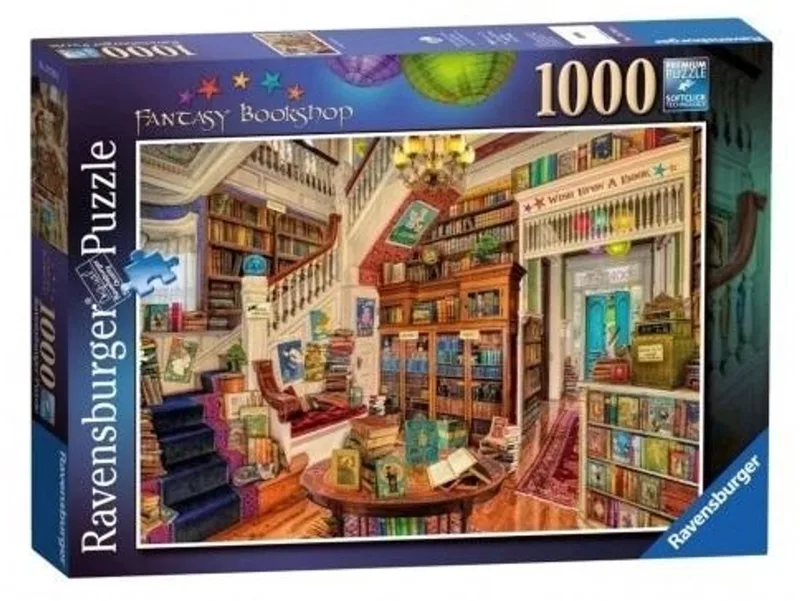 Puzzle 1000 Fantastyczna księgarnia - Puzzel 1000 Fantastische boekwinkel de Ravensburger – boîte