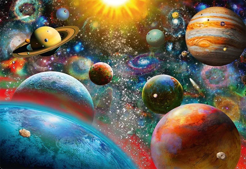 Puzzle 1000 Teile Ravensburger Puzzle Planeten 19858, 1000 Puzzleteile von Ravensburger – Schachtel 2 von 2