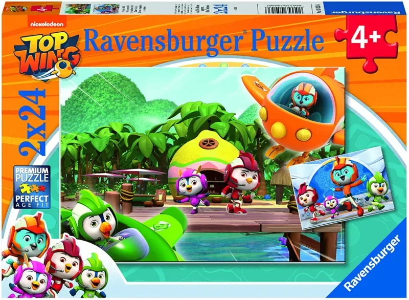 Puzzle 2 Puzzles - Top Wing - 10 à 25 pièces de Ravensburger – boîte
