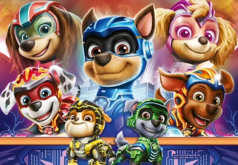 Puzzle 2 Puzzles - Une équipe indestructible / Pat Patrouille - 10 à 25 pièces van Ravensburger – doos