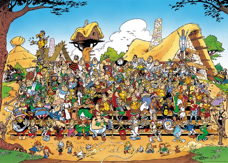 Puzzle Asterix, Familienfoto, 1000 Puzzleteile, Made in Germany de Ravensburger, édition Multicolore – boîte 2 sur 2