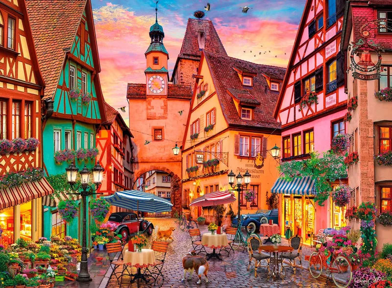 Puzzle Bayerische Romantik, 500 Puzzleteile, Made in Germany from Ravensburger, Multicolour edition – box 4 of 4