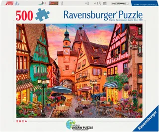 Puzzle Bayerische Romantik, 500 Puzzleteile, Made in Germany from Ravensburger, Multicolour edition – box 1 of 4