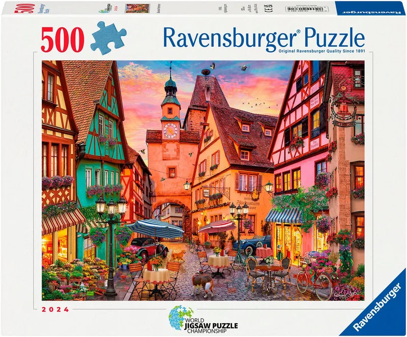 Puzzle Bayerische Romantik, 500 Puzzleteile, Made in Germany from Ravensburger, Multicolour edition – box 1 of 4