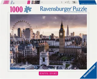 Puzzle Beautiful Skylines, London, 1000 Puzzleteile, Made in Germany from Ravensburger, Multicolour edition – box 1 of 2