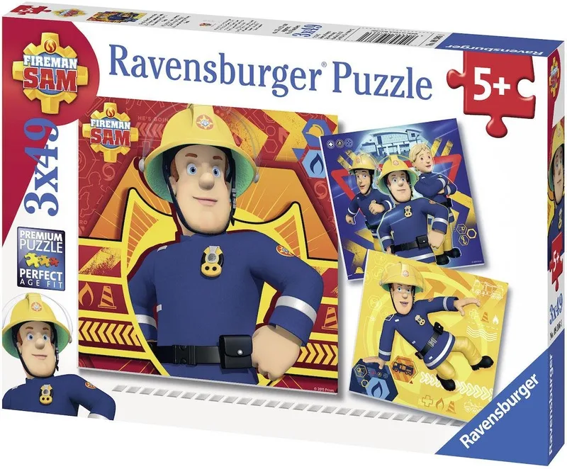 Puzzle Bei Gefahr Sam rufen, 147 Puzzleteile, Made in Europe de Ravensburger, édition Multicolore – boîte 3 sur 5