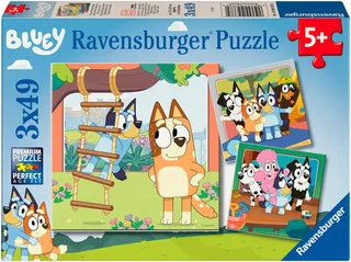Puzzle Bluey, Erinnerungen schaffen, 147 Puzzleteile, Made in Europe de Ravensburger, édition Multicolore – boîte 1 sur 4