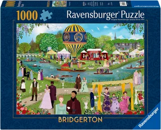 Puzzle Bridgerton - Sehen und gesehen werden, 1000 Puzzleteile, Made in Germany from Ravensburger, Multicolour edition – box 1 of 2