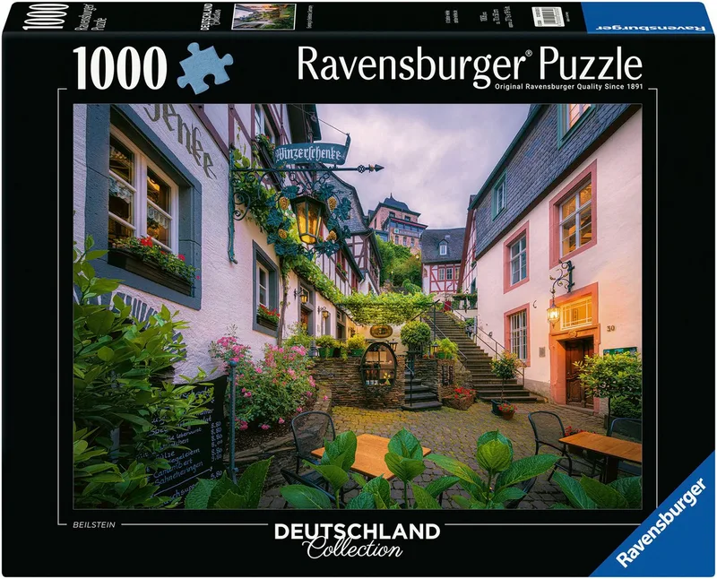 Puzzle Deutschland Collection, Beilstein, 1000 Puzzleteile, Made in Germany de Ravensburger, édition Multicolore – boîte 1 sur 2