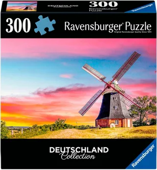 Puzzle Deutschland Collection, Die Windmühle von Klütz, 300 Puzzleteile, Made in Europe de Ravensburger, édition Multicolore – boîte 1 sur 4