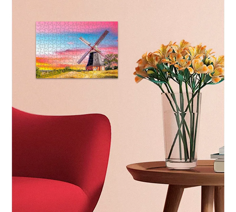 Puzzle Deutschland Collection, Die Windmühle von Klütz, 300 Puzzleteile, Made in Europe de Ravensburger, édition Multicolore – boîte 2 sur 4