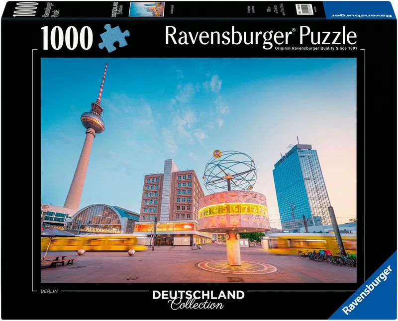 Puzzle Deutschland Collection, Good Morning Berlin, 1000 Puzzleteile, Made in Germany de Ravensburger, édition Multicolore – boîte 1 sur 4