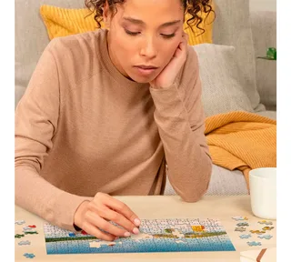 Puzzle Deutschland Collection, Leuchtturm hinter der Düne auf Borkum, 200 Puzzleteile, Made in Europe de Ravensburger, édition Multicolore – boîte 3 sur 4