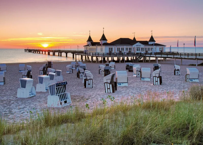 Puzzle Deutschland Collection, Ostseebad Ahlbeck, Usedom, 1000 Puzzleteile, Made in Germany de Ravensburger, édition Multicolore – boîte 2 sur 2