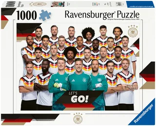 Puzzle DFB Nationalmannschaft Fußball-WM 2026, 1000 Puzzleteile, Made in Germany de Ravensburger, édition Multicolore – boîte 1 sur 2
