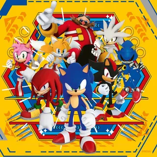Puzzle Die Abenteuer von Sonic, 147 Puzzleteile, Made in Europe from Ravensburger, Multicolour edition – box 3 of 5