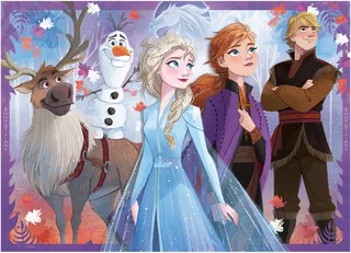 Puzzle Die Eiskönigin 2: Unterwegs im Zauberwald, 60 Puzzleteile, Made in Europe de Ravensburger, édition Multicolore – boîte 2 sur 2