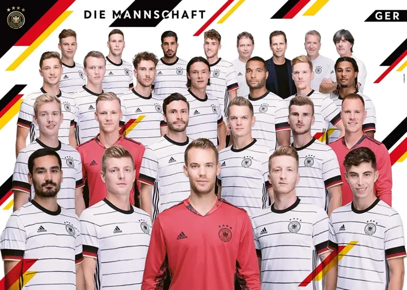 le leader européen du puzzle Puzzle Die Mannschaft - 1000 pièces de Ravensburger – boîte
