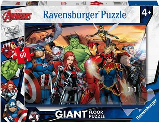 Puzzle Die stärksten Helden aller Zeiten, 60 Puzzleteile, Made in Europe de Ravensburger, édition Multicolore – boîte 1 sur 2
