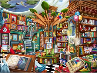 Puzzle Disney, Buchhandlung der Wunder, 1500 Puzzleteile, Made in Germany de Ravensburger, édition Multicolore – boîte 2 sur 2
