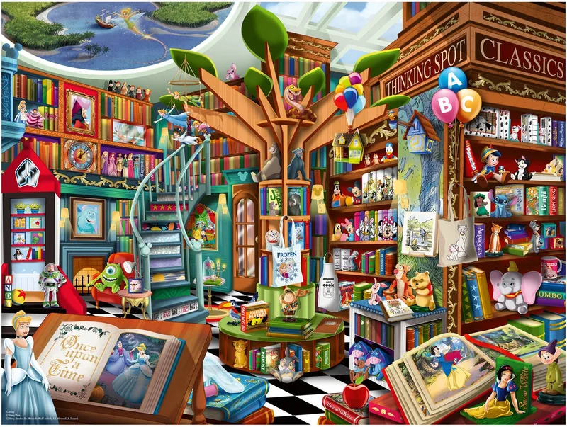 Puzzle Disney, Buchhandlung der Wunder, 1500 Puzzleteile, Made in Germany de Ravensburger, édition Multicolore – boîte 2 sur 2