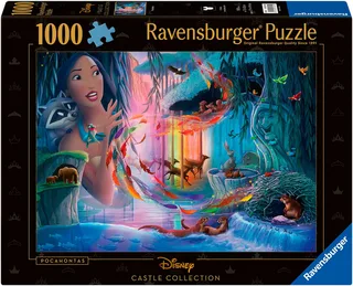Puzzle Disney Castle: Pocahontas, 1000 Puzzleteile, Made in Germany van Ravensburger, editie Meerkleurig – doos 1 van 4