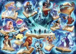 Puzzle Disney Lorcana : Saphir - 1000 pièces de Ravensburger – boîte 1 sur 2
