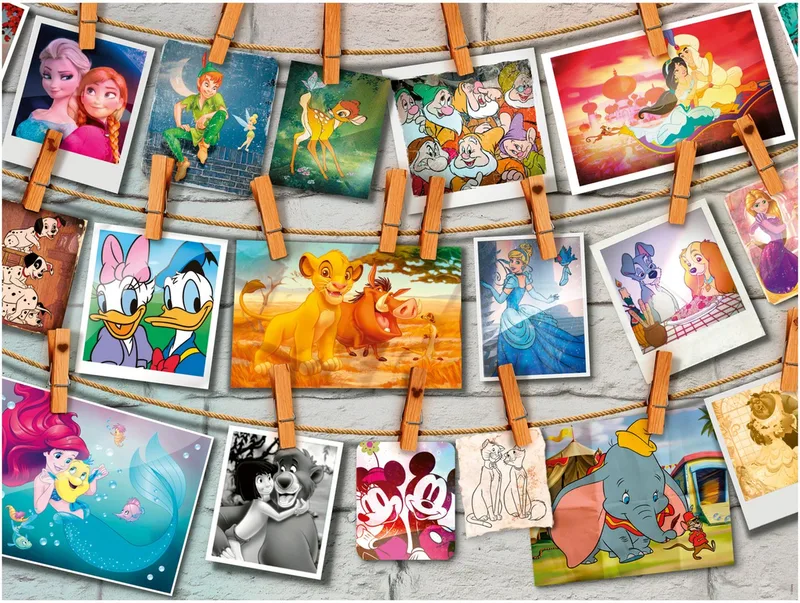 Puzzle Disney Photographs, 1500 Puzzleteile, Made in Germany von Ravensburger, Ausgabe Mehrfarbig – Schachtel 2 von 2