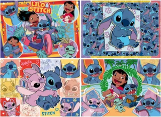 Puzzle Disney Stitch, Aloha!, 400 Puzzleteile, Made in Europe von Ravensburger, Ausgabe Mehrfarbig – Schachtel 3 von 5