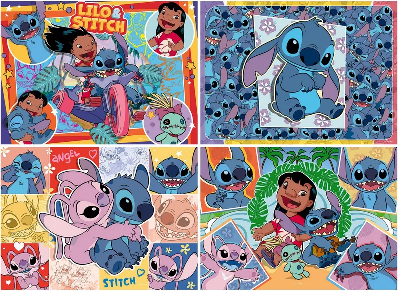 Puzzle Disney Stitch, Aloha!, 400 Puzzleteile, Made in Europe von Ravensburger, Ausgabe Mehrfarbig – Schachtel 3 von 5