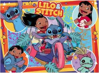 Puzzle Disney Stitch, Aloha!, 400 Puzzleteile, Made in Europe von Ravensburger, Ausgabe Mehrfarbig – Schachtel 2 von 5
