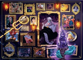 Puzzle Disney Villainous, Ursula, 1000 Puzzleteile, Made in Germany de Ravensburger, édition Multicolore – boîte 2 sur 2