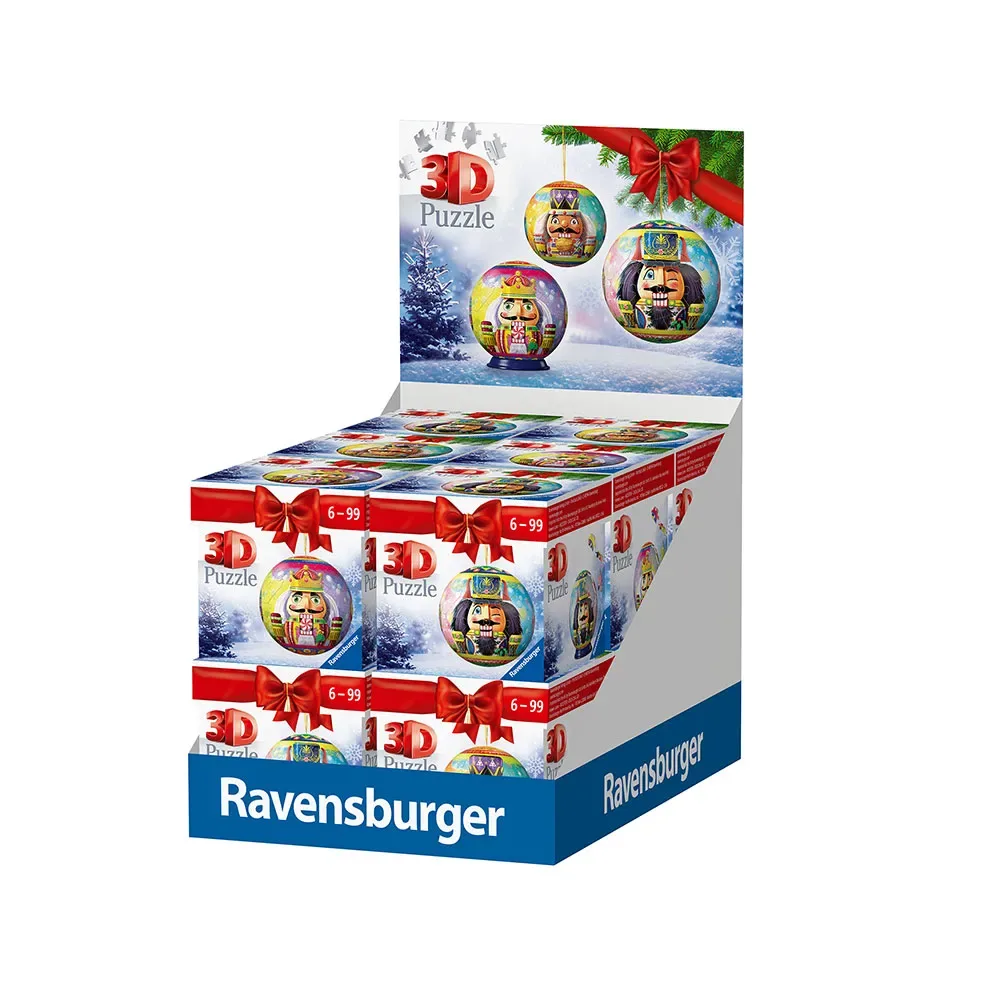 Ravensburger 3d Puzzle Display Holiday Nutcracker Puzzle Balls 10373560 3d-puslespil fra Ravensburger – æske