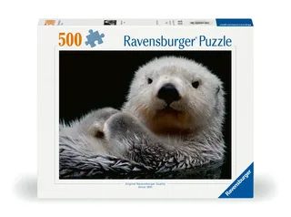Puzzle Douce Petite Loutre - 500 à 999 pièces de Ravensburger – boîte 2 sur 2