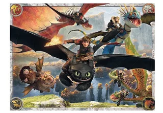 Puzzle Drachenzähmen leicht gemacht, 150 Puzzleteile, Made in Germany de Ravensburger, édition Multicolore – boîte 2 sur 2