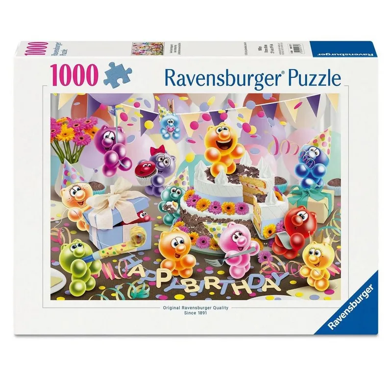 Puzzle Erwachsenenpuzzle 1000 Teile - Gelini Geburtstagsparty, 1000 Puzzleteile from Ravensburger – box
