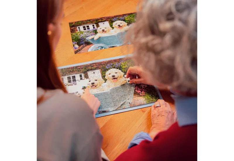 Puzzle Feel Well & Puzzle, Golden Retriever, 200 Puzzleteile, XL, für Erwachsene, Made in Europe de Ravensburger, édition Multicolore – boîte 5 sur 5