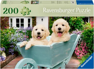 Puzzle Feel Well & Puzzle, Golden Retriever, 200 Puzzleteile, XL, für Erwachsene, Made in Europe de Ravensburger, édition Multicolore – boîte 1 sur 5
