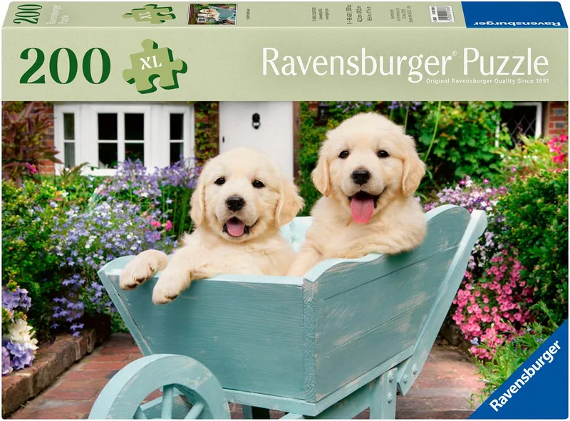 Puzzle Feel Well & Puzzle, Golden Retriever, 200 Puzzleteile, XL, für Erwachsene, Made in Europe de Ravensburger, édition Multicolore – boîte 1 sur 5