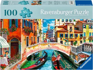 Puzzle Feel Well & Puzzle, Venedig, 100 Puzzleteile, XL, für Erwachsene, Made in Europe de Ravensburger, édition Multicolore – boîte 1 sur 5