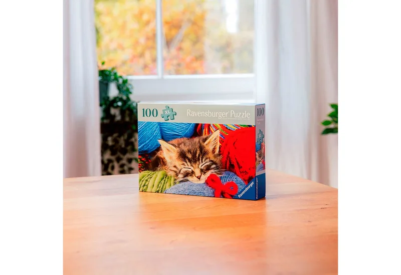 Puzzle Feel Well & Puzzle, Wollkätzchen, 100 Puzzleteile, XL, für Erwachsene, Made in Europe de Ravensburger, édition Multicolore – boîte 5 sur 5